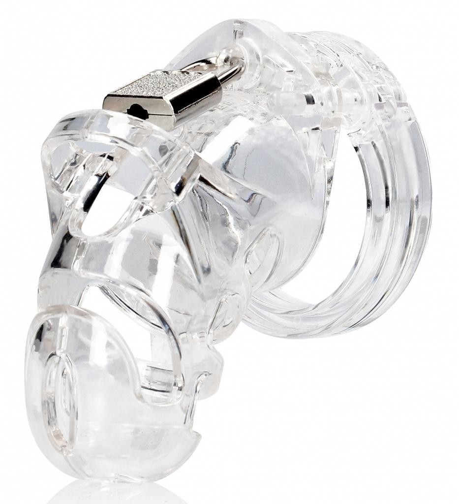 ManCage Model 25 Chastity Cage - 9 X 3.5cm Transparent