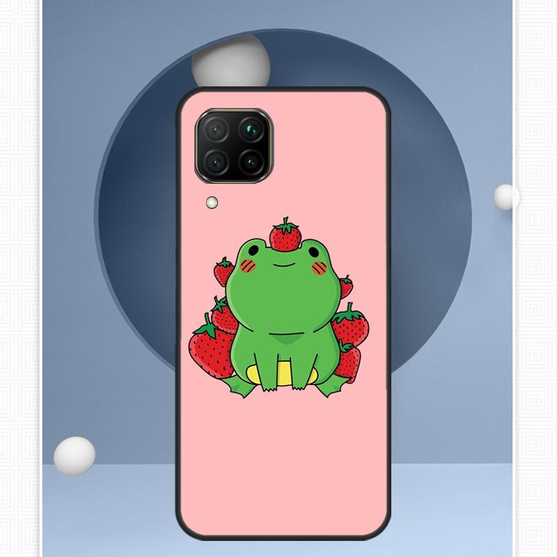 Коттеджкор Фрукты Клубника Лягушка Для Huawei Nova 12s 12i 11i 8i Y91 Y60 Y70 Y72 Y90 Y61 9 10 SE P20 P40 Lite P30 P60 Pro Чехол