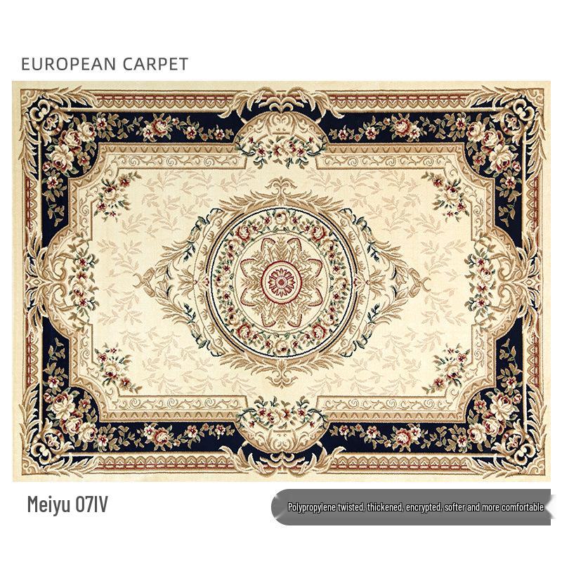 Персидский этнический ковер в скандинавском стиле для гостиной: Мягкий диван и подкладка для кофейного столика