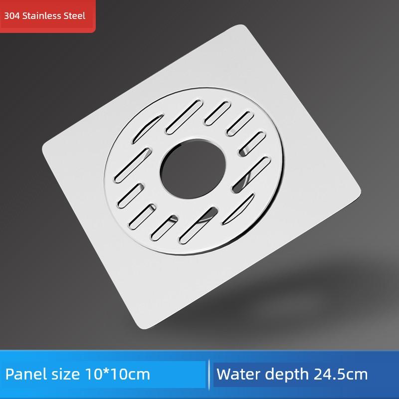 Thickened 304 Stainless Steel Anti-Odor Core for Floor Drain, Anti-Overflow Connector for Washing Machine Drain Pipe, Extended Pipe