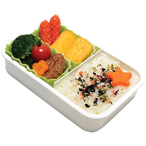 Shincatec Antibacterial Bento Cups, Square, Large, Lettuce, Pack of 3, Green