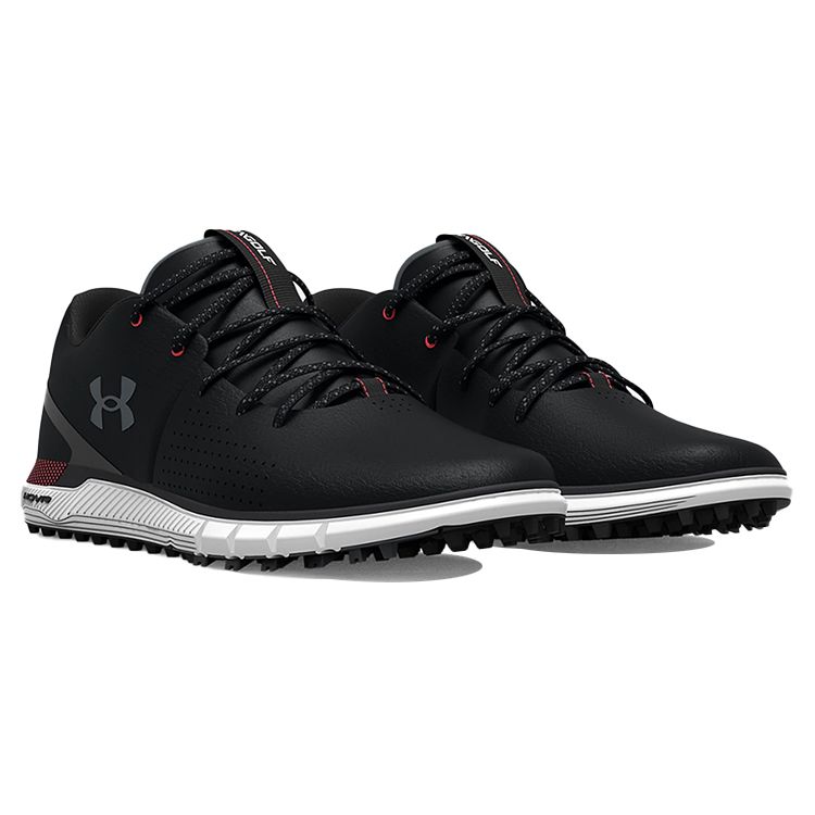 Under Armour Men's HOVR Fade 2 SL Wide Black Golf Shoes 3025379-001