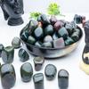 Set of 13 Blood Stone Tumbled Stones Reiki Chakra Healing Pebbles Vase Fillers Tumble Stone for Jewellery, Vastu Home Office Decor Gift