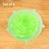 6 шт., силиконовые крышки для пищевых продуктов, крышки для чаш, сильная стабильность, пыленепроницаемость, сохранение свежести, пищевой класс, многофункциональные гибкие изоляционные чехлы, крышки для кастрюль, чашек