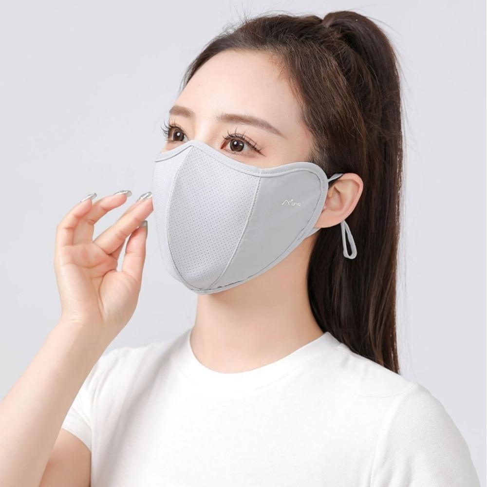 Anti-UV Ice Silk Mask Breathable Riding Face Mask Face Cover Scarf Protect The Corners of The Eyes