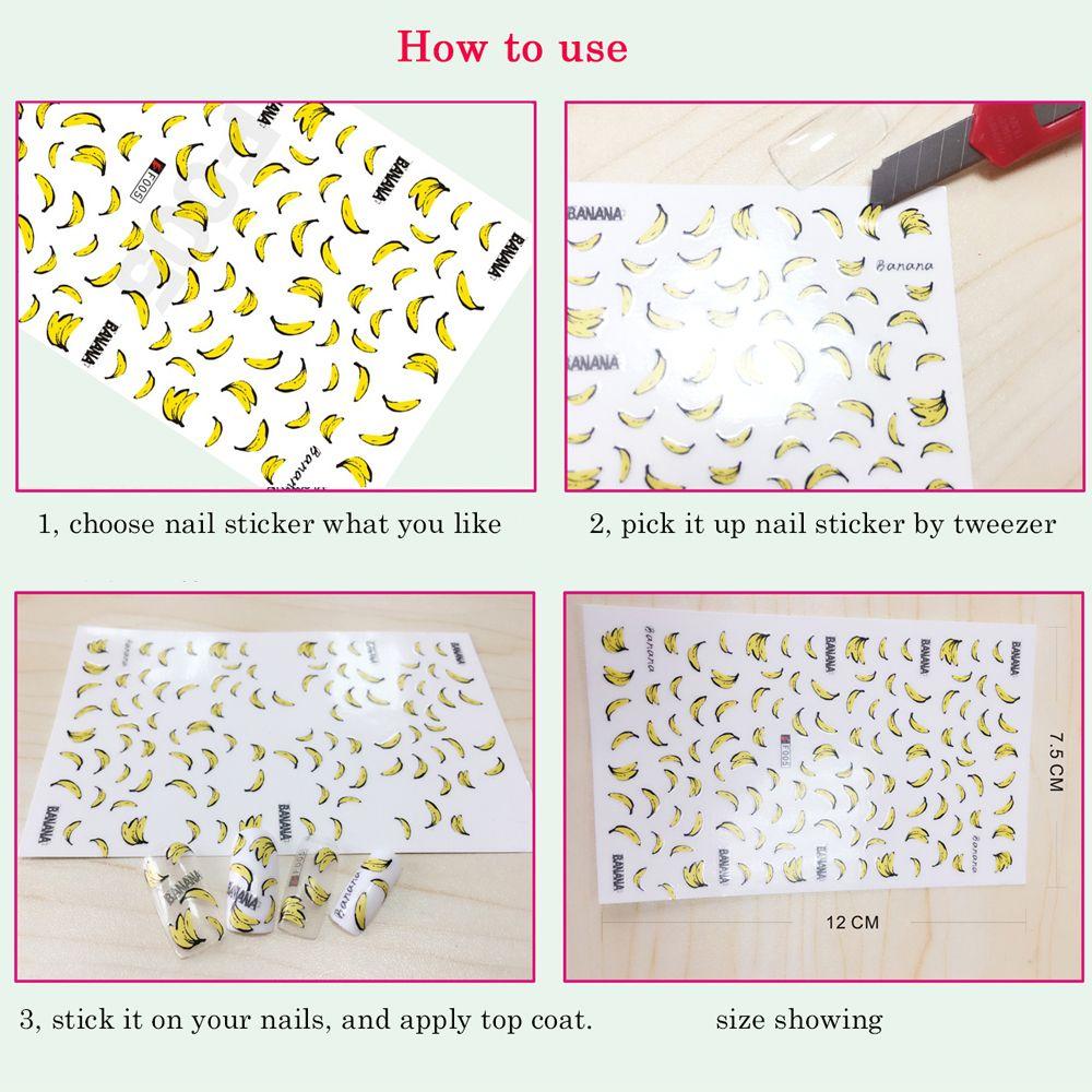 Manicure New Year Xmas Santa Claus Elk Gold White 3D Glitter Holographics Nail Stickers