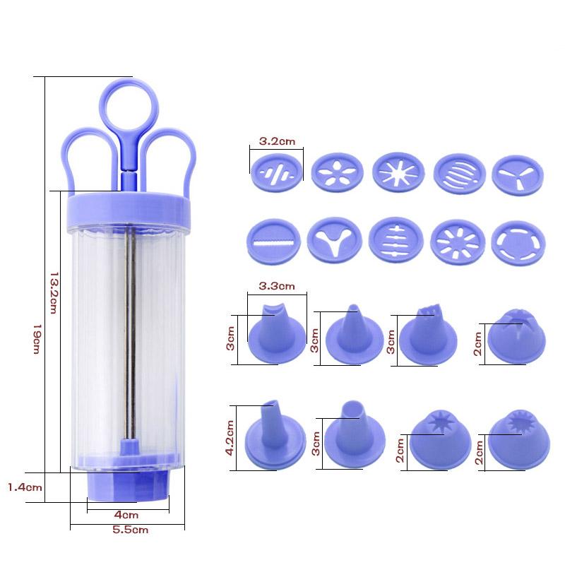 Пресс для печенья, набор для обледенения, формочка для печенья, пистолет, DIY кондитерский шприц, насадки для экструдера, трубопроводы, крем, печенье, инструменты для торта