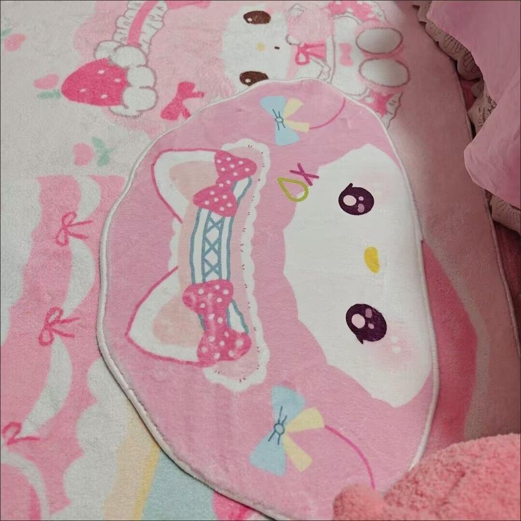 Cartoon Cute Bedroom Bedside Blanket Dresser Makeup Bathroom Bathroom Absorbent Non-slip Foot Pad
