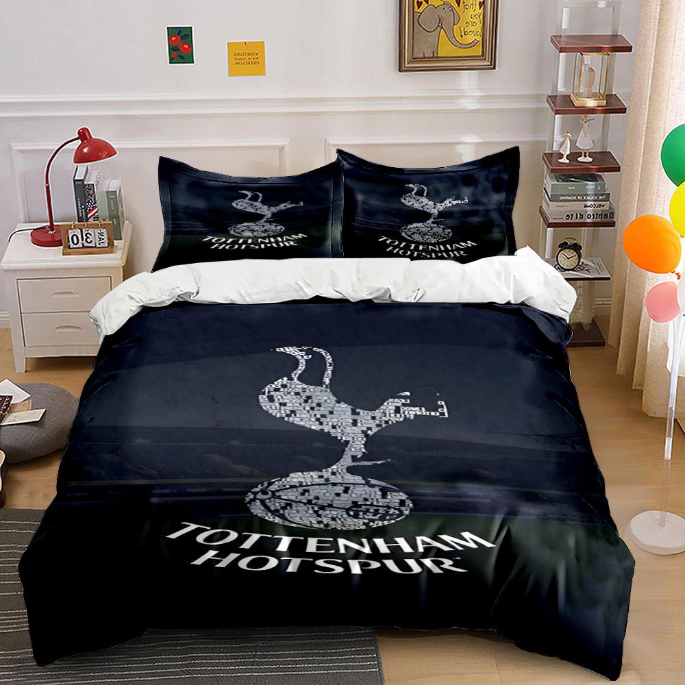 Cockerel, ball, "Tottenham Hotspur". Bedding sets Duvet cover sets Duvet covers Pillowcases(1 * Duvet Cover 2 * Pillowcases without duvet insert)