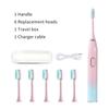 Ultrasonic Electric Toothbrush Rechargeable USB for Adults Teeth Whitening 5Mode Sonic Tooth Brushes Smart Timer with Travel Box