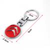 1pcs New Car Metal Keychain Hollow Key Ring Accessories For Citroen C1 C2 C3 C4 Grand Picasso C4L C5 C-ELYSEE Berlingo Cactus DS