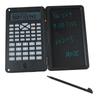 Scientific Calculator Two Row LCD Display Writing Tablet Sensitive Multifunction Desk Calculator for