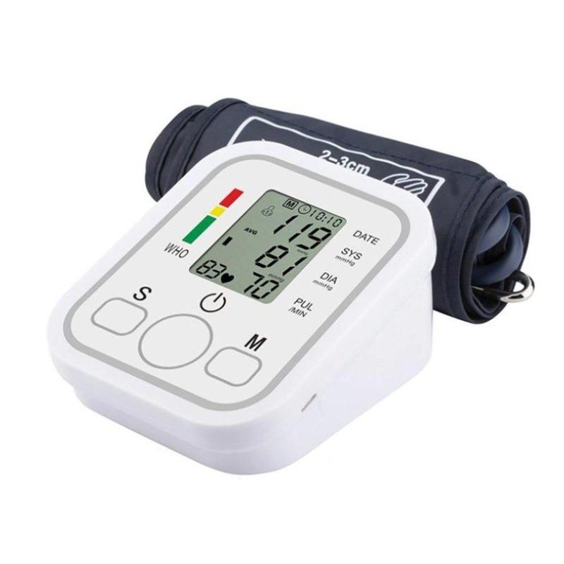 Upper Arm Blood Pressure Monitor Heart Beat Rate Monitor Health Care Medical Digital Meter Tonometer Measuring Automatic