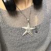 Милое крутое ожерелье с морской звездой для женщин в стиле ретро, милая крутая пряная цепочка-воротник для девушки со звездой