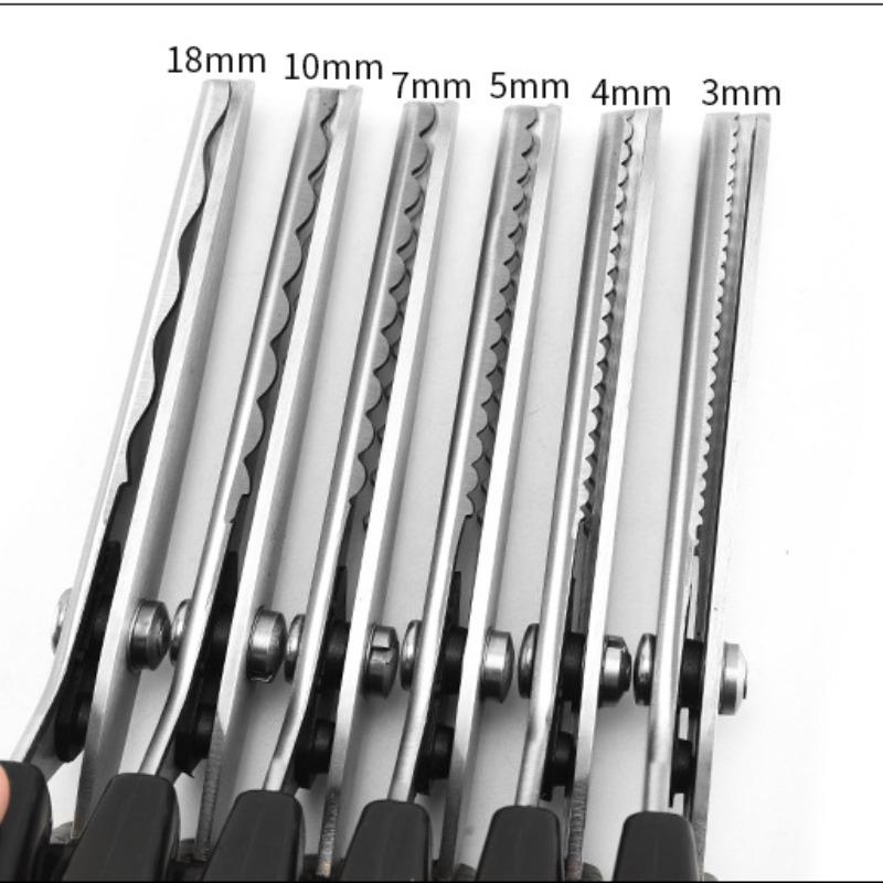 3 5 7 мм Ножницы для шитья с фестончатым краем Ножницы для стрижки Ножницы для профессионального шитья Портновские ножницы для пошива одежды