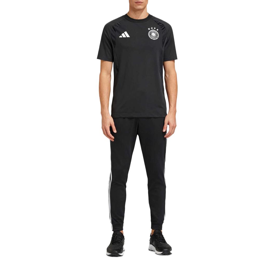 adidas Германия Tiro Футболка для путешествий Черная Мужские Топы JZ9330