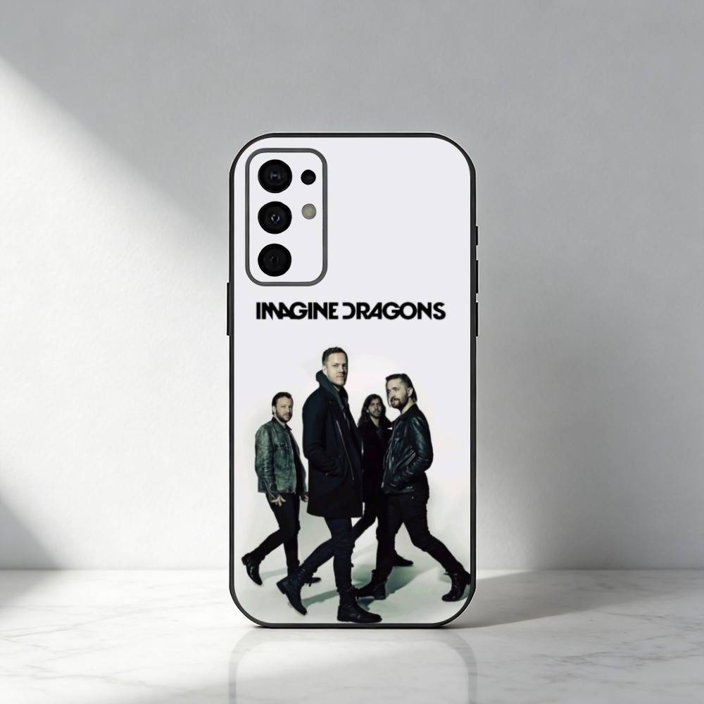Чехол для телефона с принтом BAND I-Imagine D-Dragon-s для Samsung S25,S24,S21,S22,S23,S30,Ultra,S20,Plus,Fe,Note,5G Черный