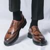 Модные мужские кожаные туфли в стиле ретро для офиса, деловые туфли для офиса, мужские свадебные туфли черного цвета, коричневые, бесплатная доставка, британский стиль