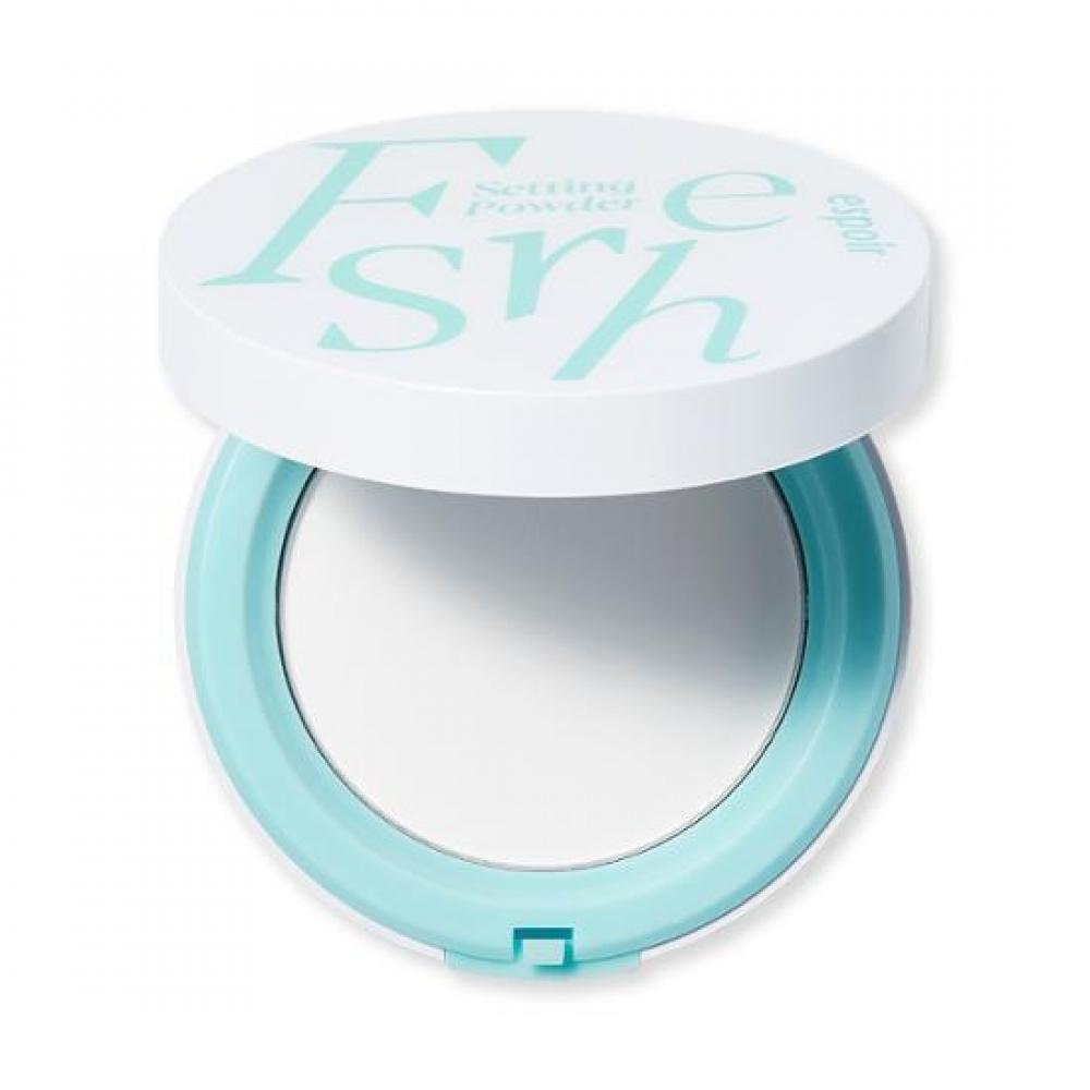 Espoir [эксклюзивное предложение июня All Young Pick] Espoir Fresh Setting Powder 9 г Реклама + бесплатный Fresh Setting Fixer 30 мл [мини] 3 г