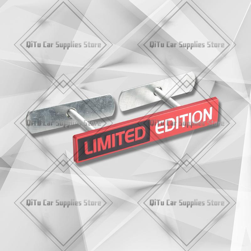 Zinc Alloy Limited Edition Badge Car Body Trunk Emblem 3D Grille Sticker For Toyota Honda Hyundai Dacia Volvo Kia Opel Ford Jeep oi1