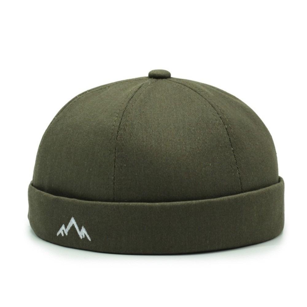 Solid Color Brimless Hat Breathable Hip Hop Hats Fashion Landlord Hat  Unisex