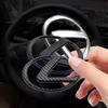 ABS Наклейка на центр руля автомобиля Аксессуары Для NX IS 250 RX GS UX RX300 RX350 CT200H GX460 ES LX Fsport GX