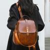 Soft Leather Backpack Women's Shoulder Bag Commuter Large Capacity Backpack