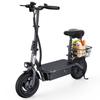 iScooter Electric Scooter F3 Adult Shopping Scooter 1000W 45km/h 10 Inch Folding Lightweight with Seat and Basket