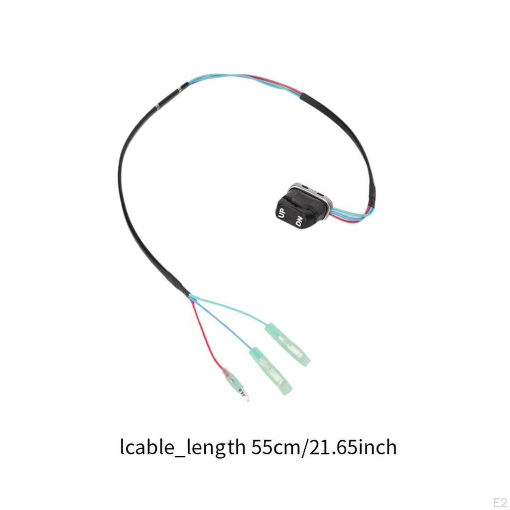 87-16991A1 Замена переключателя наклона дифферента моторной лодки, простая установка, черный, высокая производительность