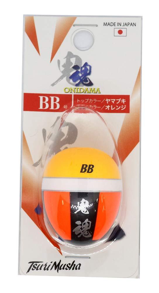 Поплавок TEAM Tsurimusha Onitama, BB, Ямабуки/Оранжевый.
