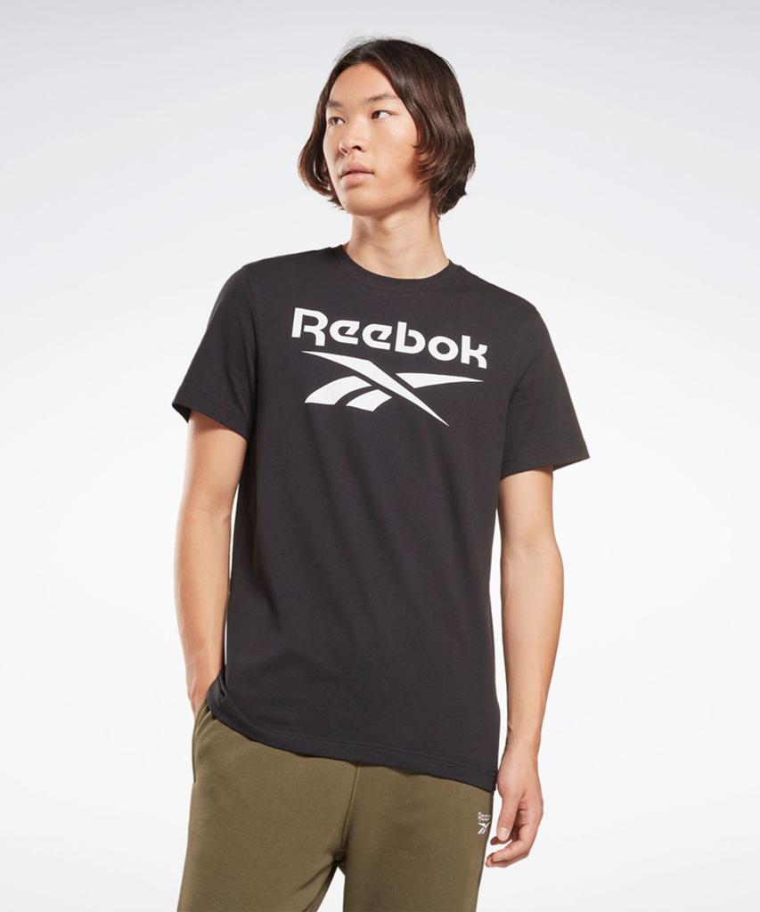 Reebok Футболка с большим логотипом Vector - Черный / Hd4222