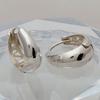 92.5 Silver Water Drop Hoop Earrings (Wfg1Vhs)