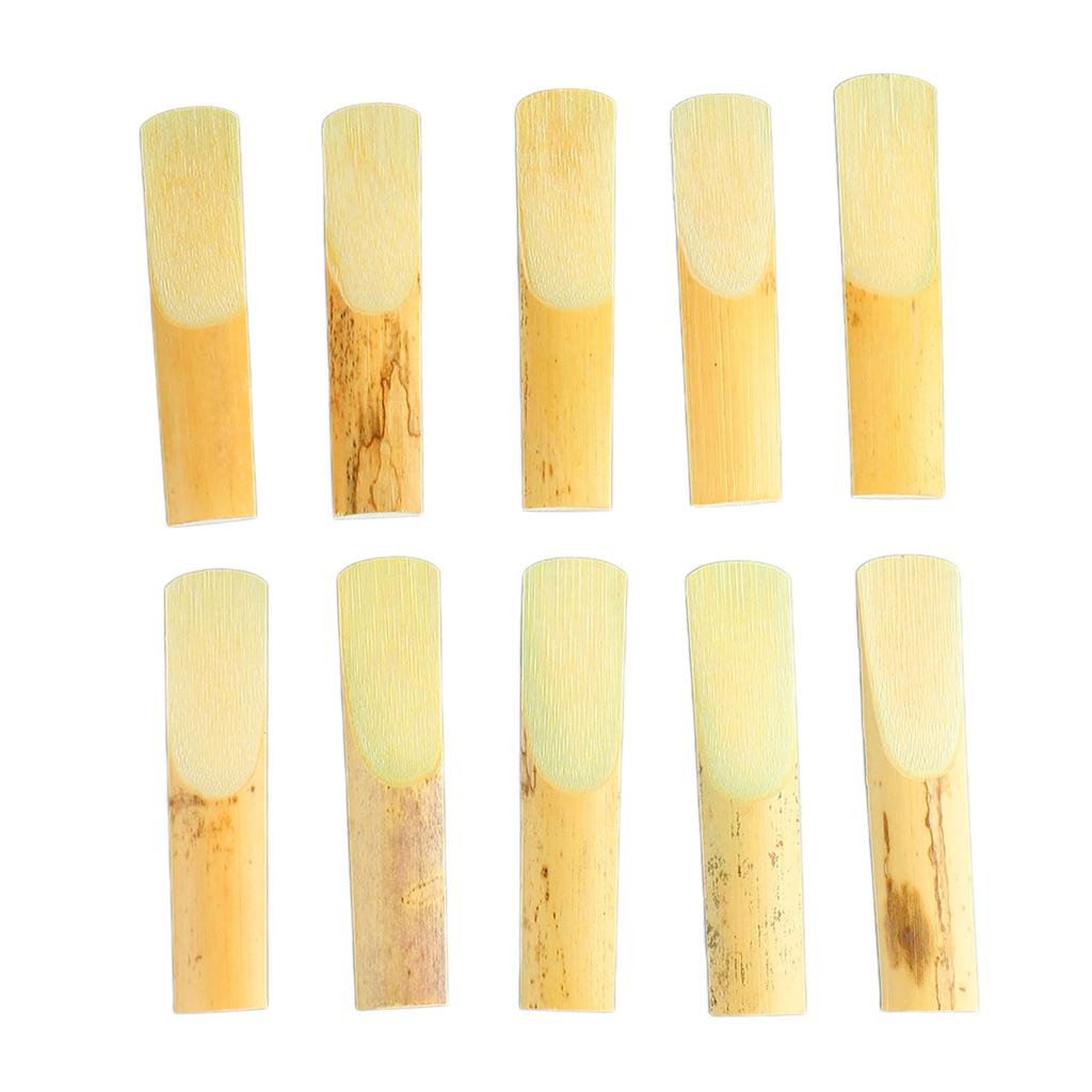 10 Pcs Alto Saxophone Reed Professional Traditional Reed Accessory for Alto Saxophone Strength No. 3