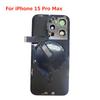Для iPhone 15 Pro Max 15Plus 15Pro Замена заднего стекла Задняя крышка корпуса с беспроводным шлейфом Металлическая пластина Часть