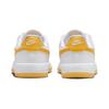 Nike Air Force 1 Slip Resistant Abrasion Resistant Low top Kids' Skateboarding Shoes White Gold FN0237-109