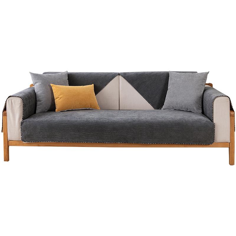 Подушка для дивана с антипригарным мехом, против кошачьих царапин, водонепроницаемая, нескользящая, устойчивая к мочеиспусканию, универсальный чехол для подушки для домашних животных на четыре сезона, тканевый чехол для дивана