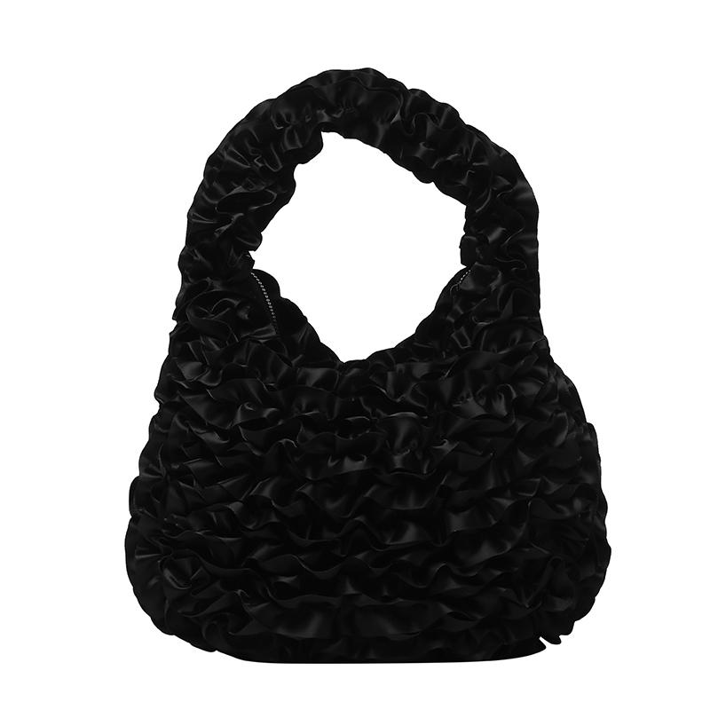 2025 New Exquisite Fashion Flowers Shape Half Moon Handbags Sense of Luxury Designer Style Retro Creative Handbags for Women