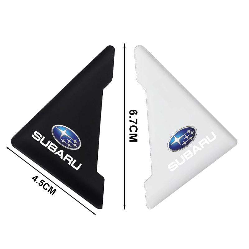 2Pcs Car Door Corner Silicone Protective Anti-Collision Cover For Subaru Impreza Legacy WRX STI BRZ XV WRC Forester Crosstrek