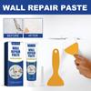 JUE-FISH Краска для ремонта стен с кистью Бытовая белая паста для ремонта ногтей и трещин на стене Без запаха Хорошая вязкость Для покрытия пятен плесени Водонепроницаемость на стене