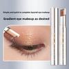 A Three-color Gradient Eyeshadow Stick for A Lazy Beginner Can Create A Fine, Pearlescent, and Earth-toned Eyeshadow In One Stroke