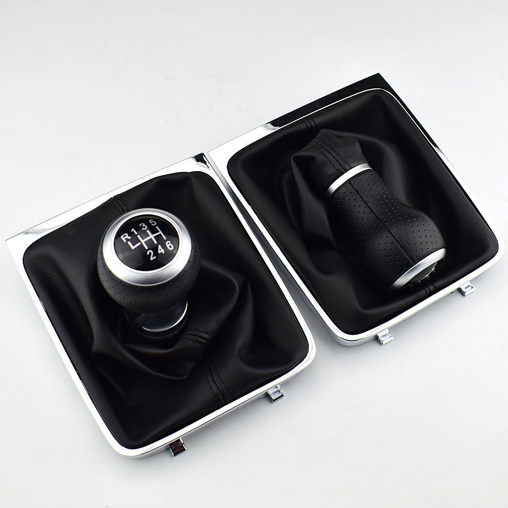 5/6 скоростей M, ручка переключения передач, рычаг переключения передач, гетры, чехол для багажника, воротник для Volkswagen VW Passat B6 2005-2011, Стайлинг автомобиля