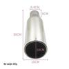 Silver Stainless Steel Car Exhaust Muffler Tailpipe (6.4cm Diameter)