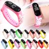 New Cartoon LED Meter 3 Action Figure Watch Band Electronic Watch Creative Student Plastic Bracelet CHILDREN'S Touch Watch
