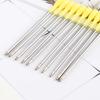 82mm 5 Pieces/Lot 1.0mm Metal Pen General Gel Pen Writing Smooth Refill Officel Stationery Gift Blue/Black Ink