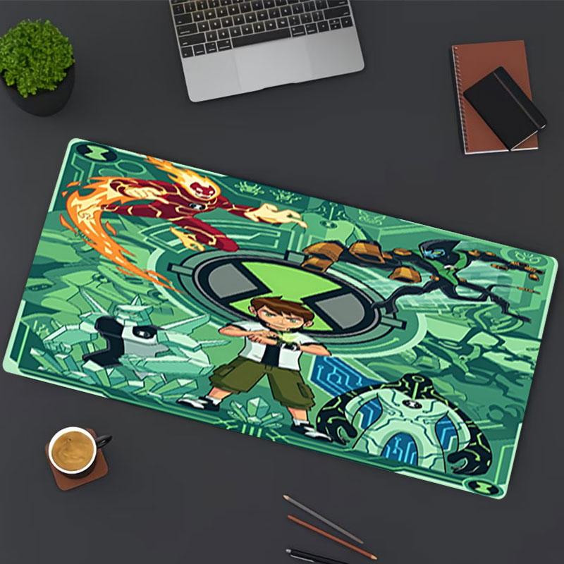 Ben 10 Cartoon Print Mouse Pad, for Keyboard Pad Laptop PC Mat for Office Home Use, Desk Decor, Perfect Birthday Gift for Gamers