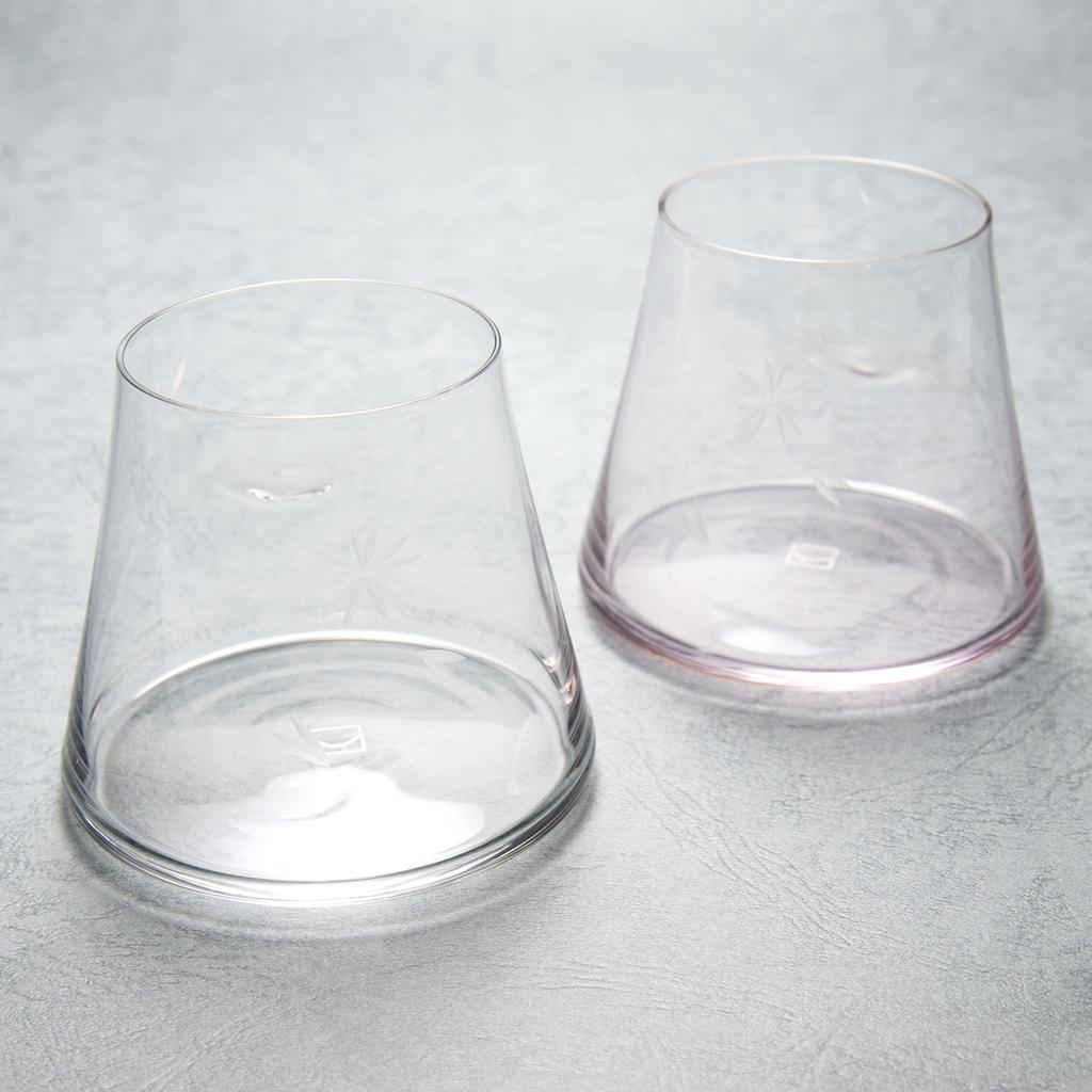 Эдо При наливании пива в бокал Mount Fuji Tajima Glass Mount Fuji Hoei Glass (пара с деревянной коробкой, прозрачный, цвет вишневого цвета) появляется! +