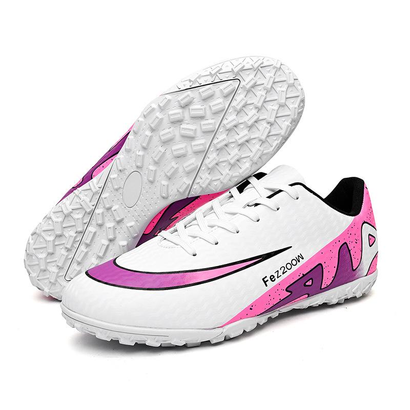 2024 Spring New Seamless Flying Knitted Football Shoes Men's Broken Nails Tf Long Nails Ag Training Boots for Shipping