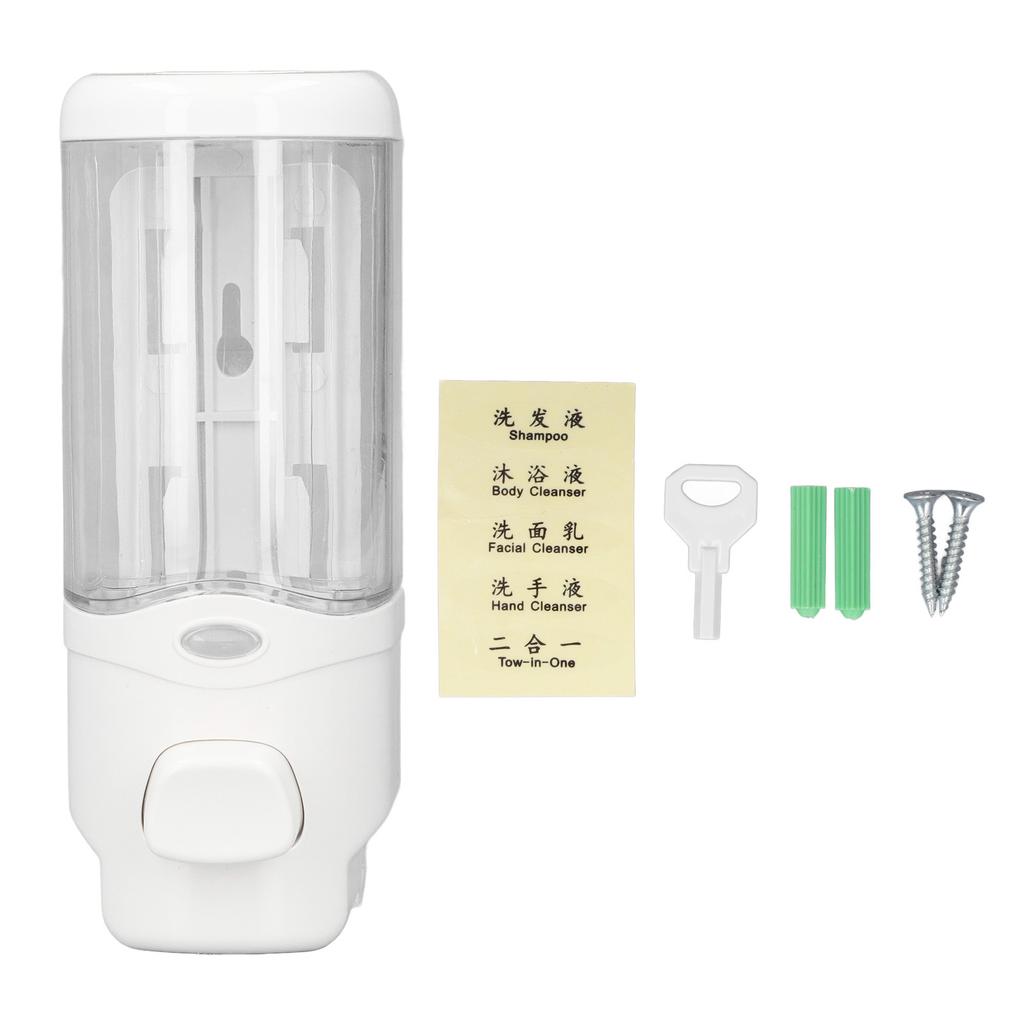 Ручной дозатор мыла Прозрачный герметичный настенный дозатор мыла для ванной комнаты