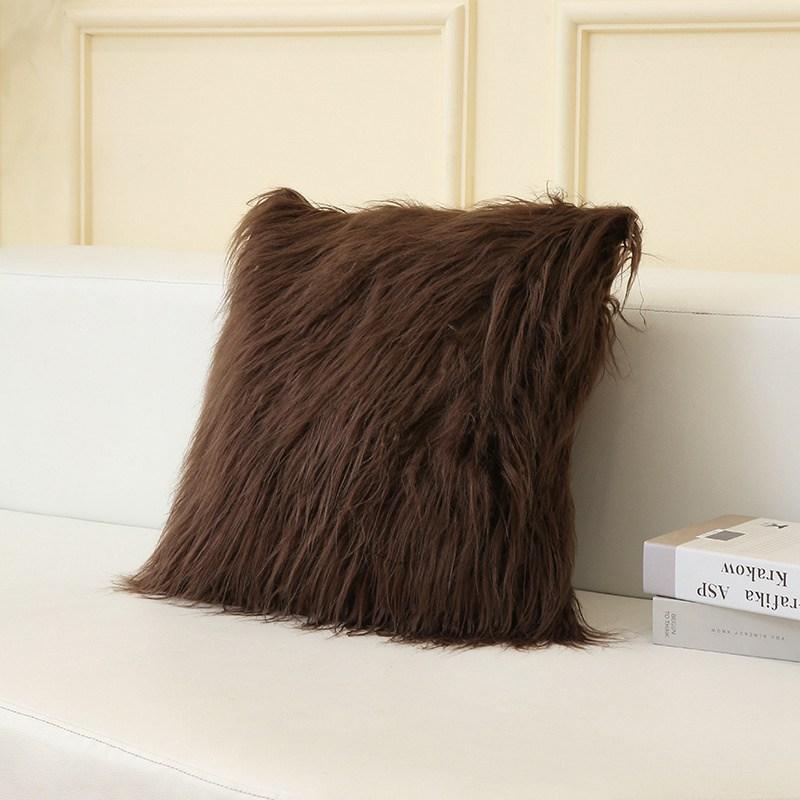 Plush Decor fluffy Pillow Cushion Cover