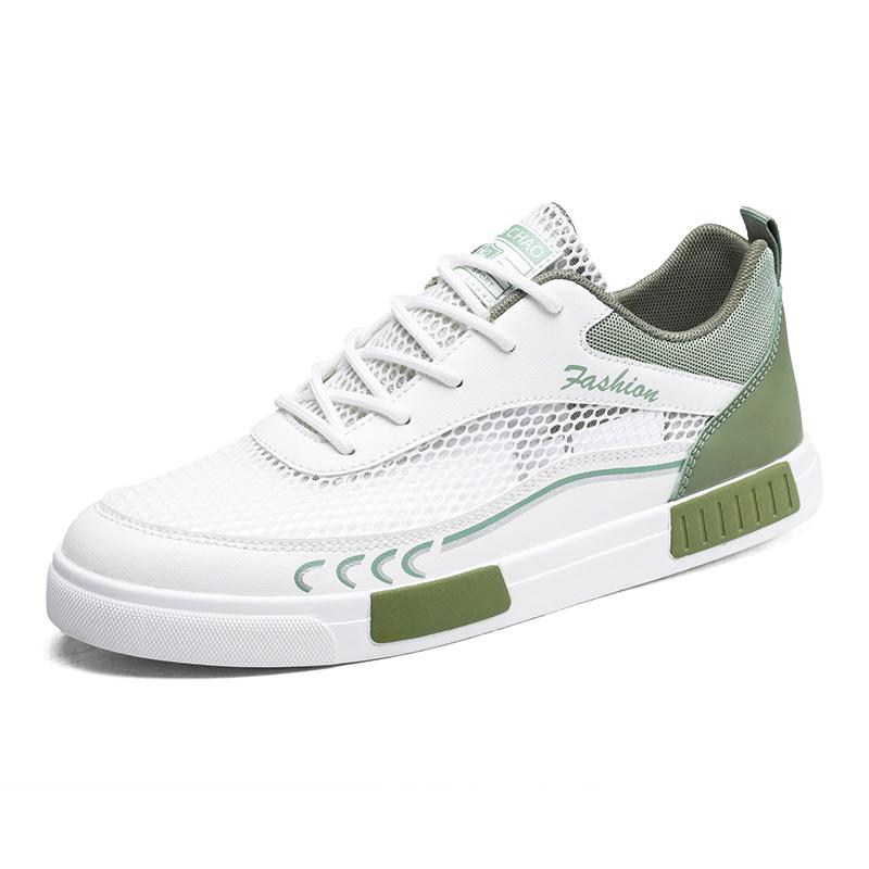 Мужская спортивная обувь, повседневная обувь для скейтбординга, летние дышащие кроссовки для бега для подростков, большие размеры